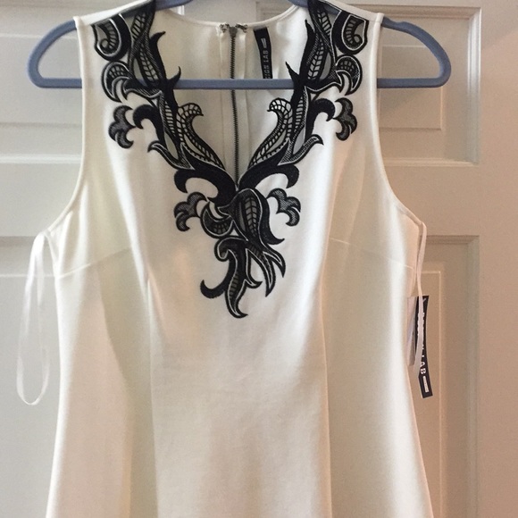 Design Lab Lord & Taylor Dresses & Skirts - Lord and Taylor design lab dress, white with black